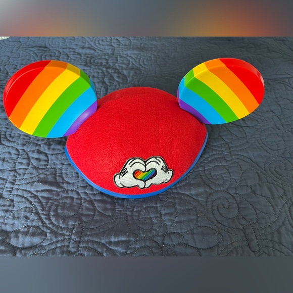 NEW Disney parks Mickey Mouse pride rainbow love wins ears. - Picture 4 of 5
